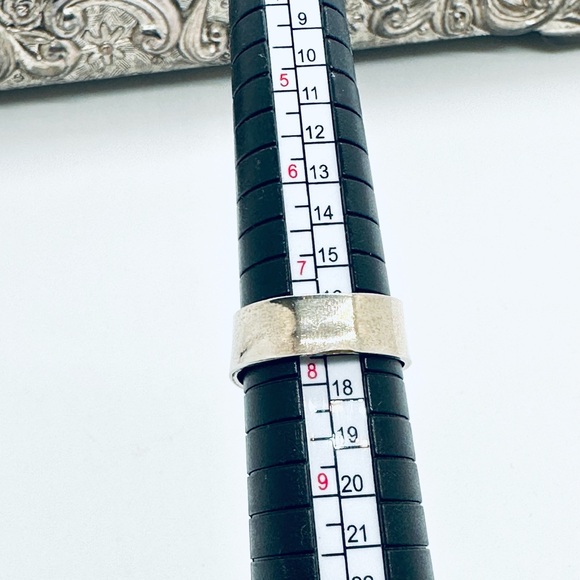 🔥 Vintage Modernist Citrine Silver Ring - Picture 7 of 17